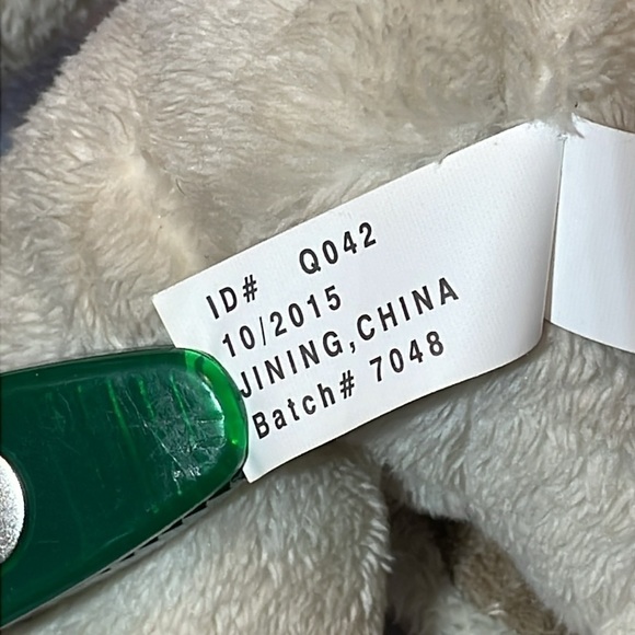 KellyToy Be Mine Puppy dog Seaterd Plush 10" Cream Beige Soft Heart Valentine - Picture 8 of 9